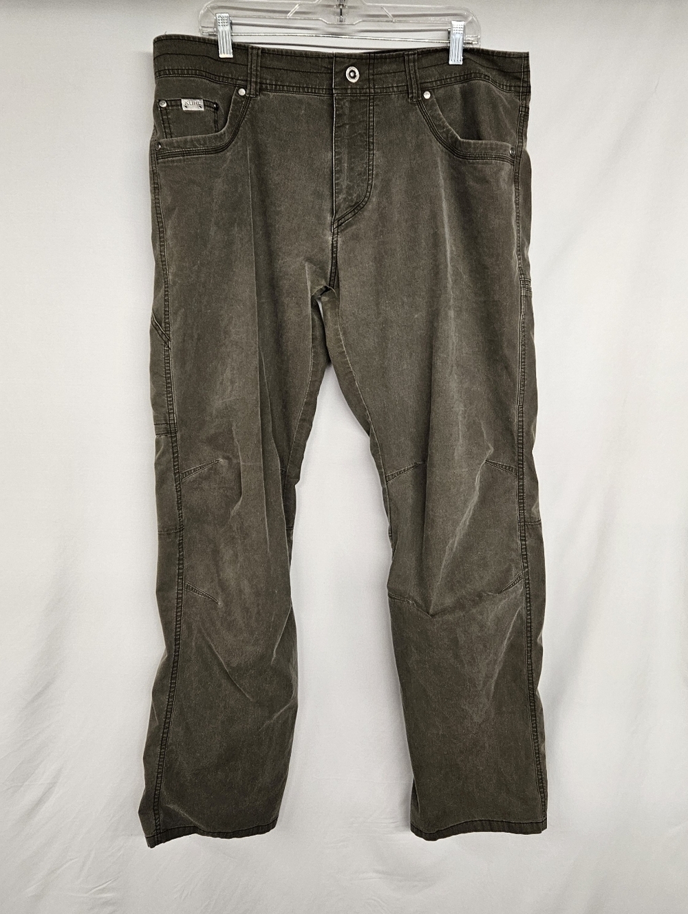 KÜHL Revolvr Men's Pants Size 38 X 34 Khaki Outdoor Hiking Workwear Olive